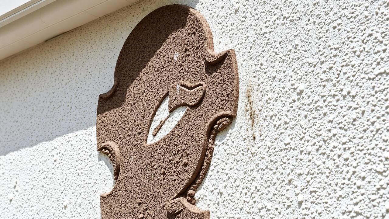 Damage Caused by Insect Infestation in Stucco