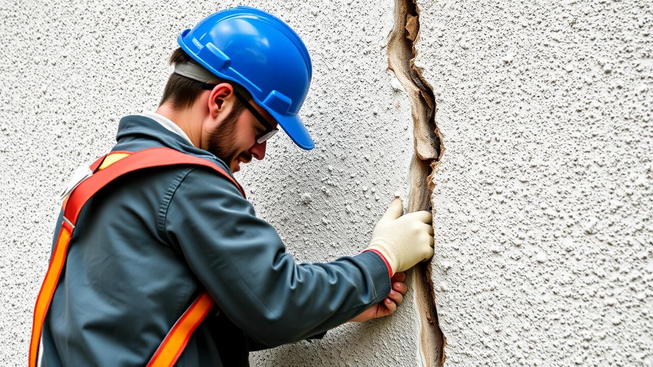 How to fix a crack in stucco?