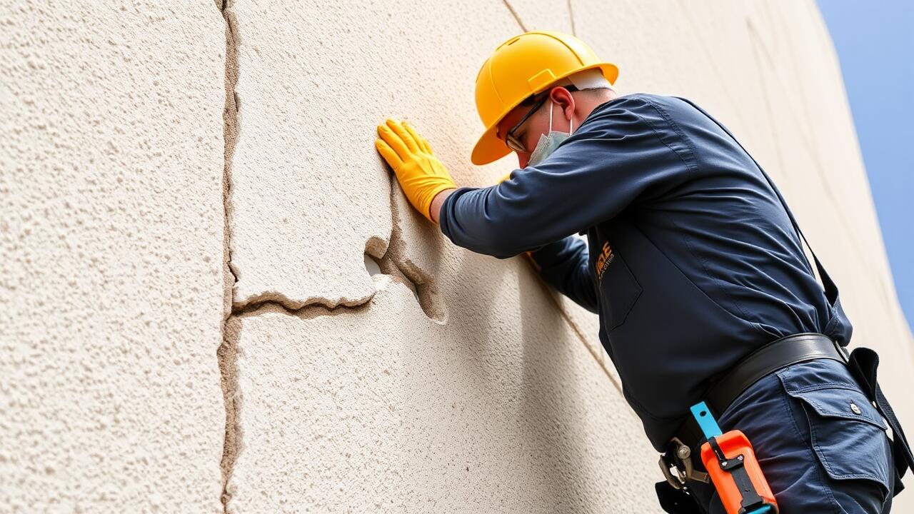 How to fix stucco cracks in the exterior?