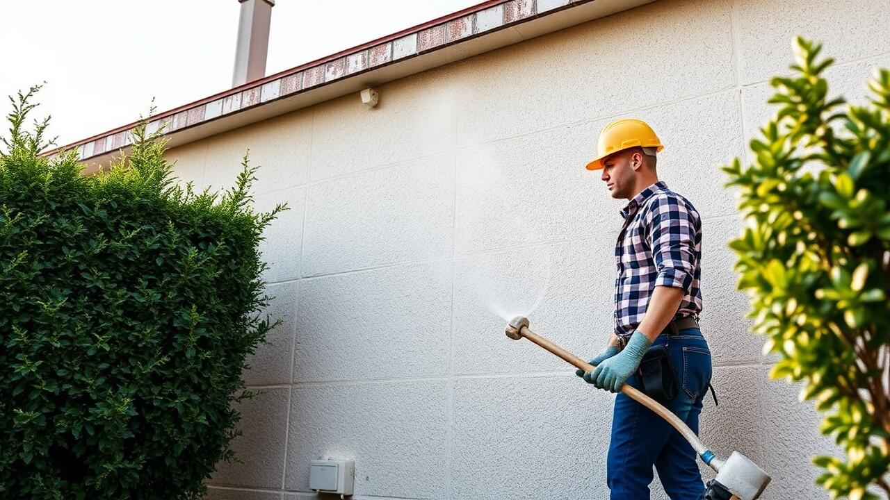 Using a Stucco Removal Machine  