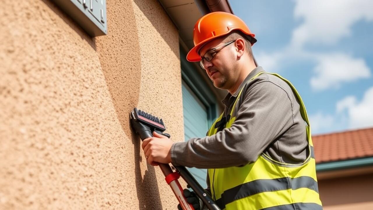 What is the best tool for removing stucco?